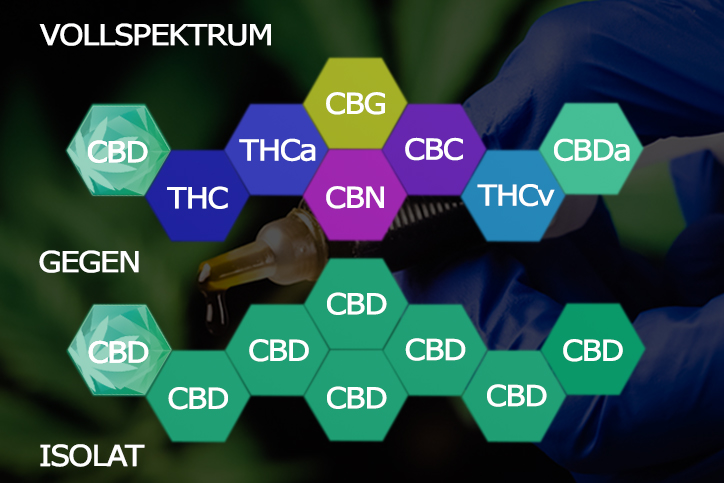 Vollspektrum gegen Isolat